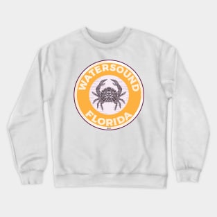 Watersound Florida Crab 30A 30 A Emerald Coast Walton County Crewneck Sweatshirt